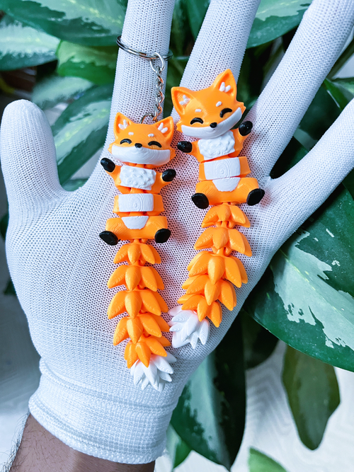 Flexi Fox – 3D Printed Creature (PLA)