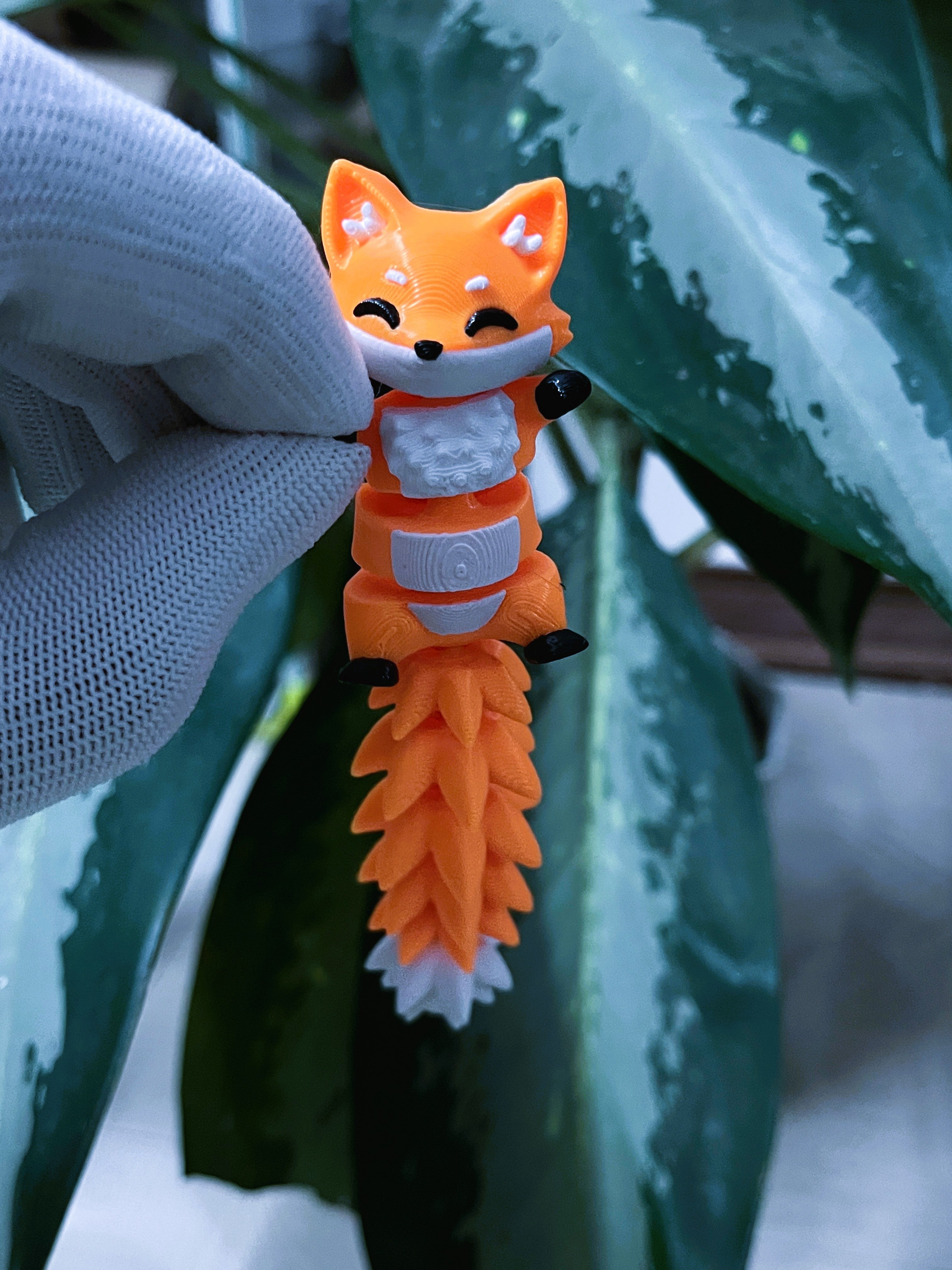 Flexi Fox – 3D Printed Creature (PLA)