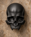 The Kept Secret — Skull Wall Mount with Hidden Compartment, Gothic Decor