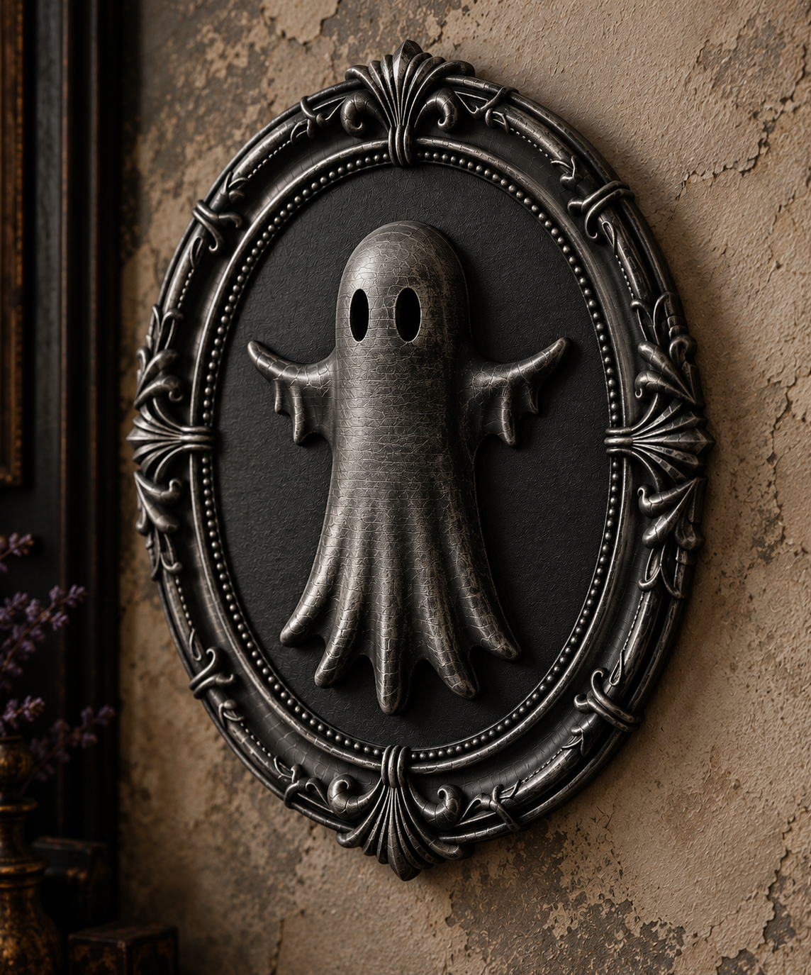 The Pale Wanderer — Ghost Wall Plaque by Gremlin Relics