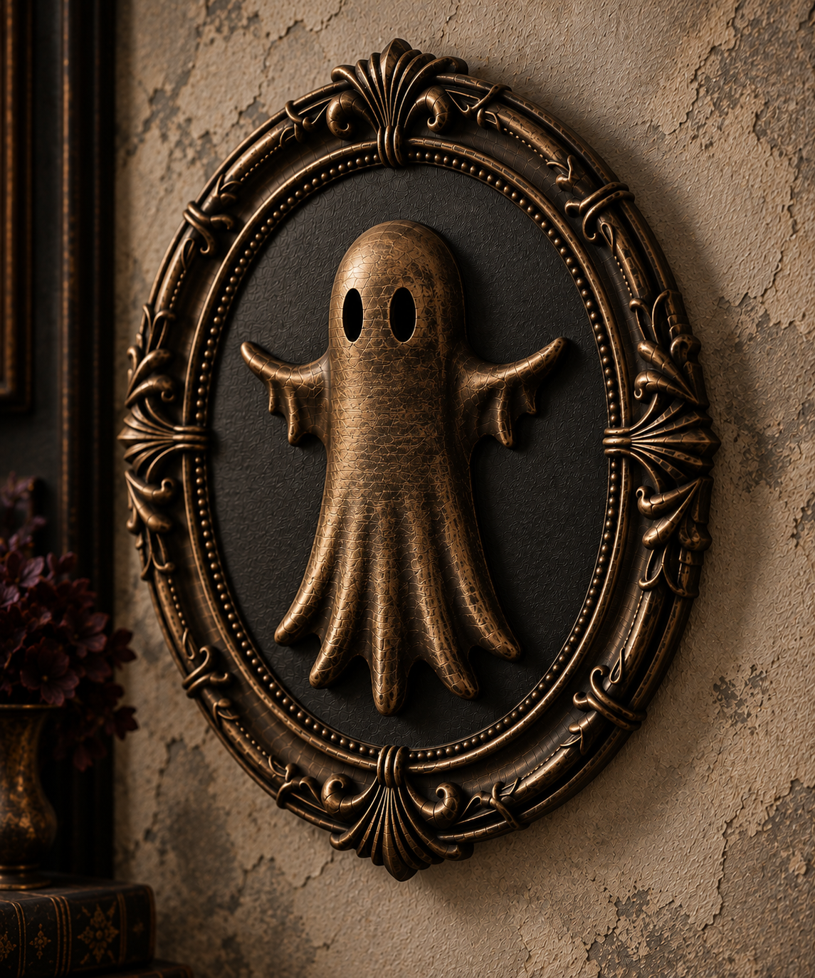 The Pale Wanderer — Ghost Wall Plaque by Gremlin Relics