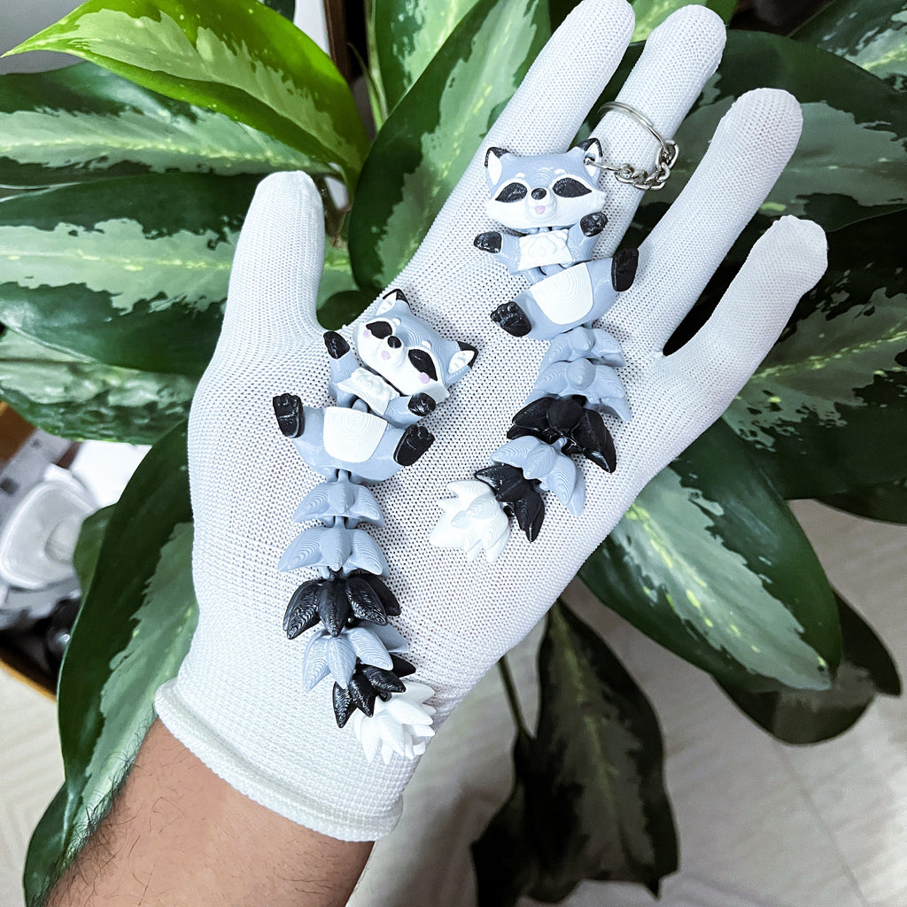 Cute Flexi Raccoon – Articulated 3D Printed Collectible