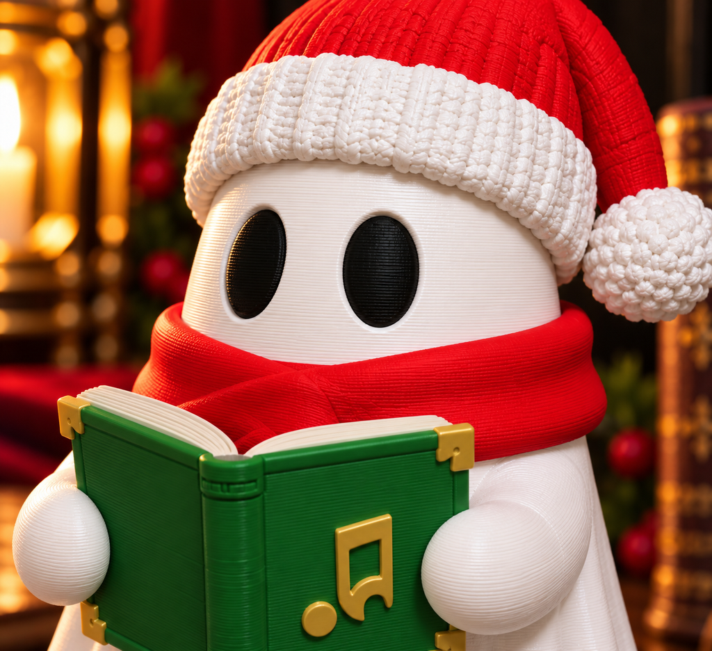 Gremlin Relics Christmas Ghost Collection - Cute 3D Printed Festive Ghosts