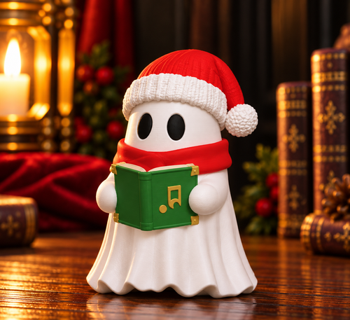 Gremlin Relics Christmas Ghost Collection - Cute 3D Printed Festive Ghosts