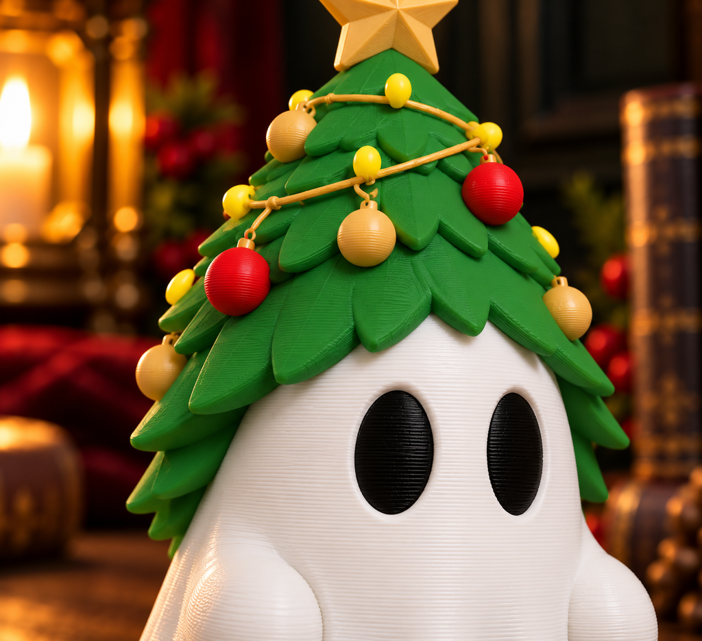 Gremlin Relics Christmas Ghost Collection - Cute 3D Printed Festive Ghosts