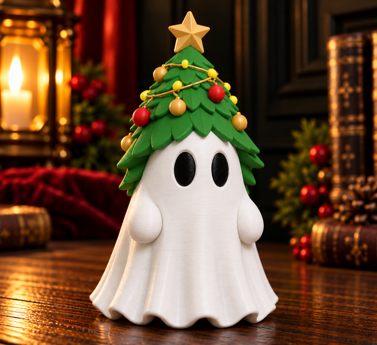 Gremlin Relics Christmas Ghost Collection — Cute 3D Printed Festive Ghosts by Gremlin Relics