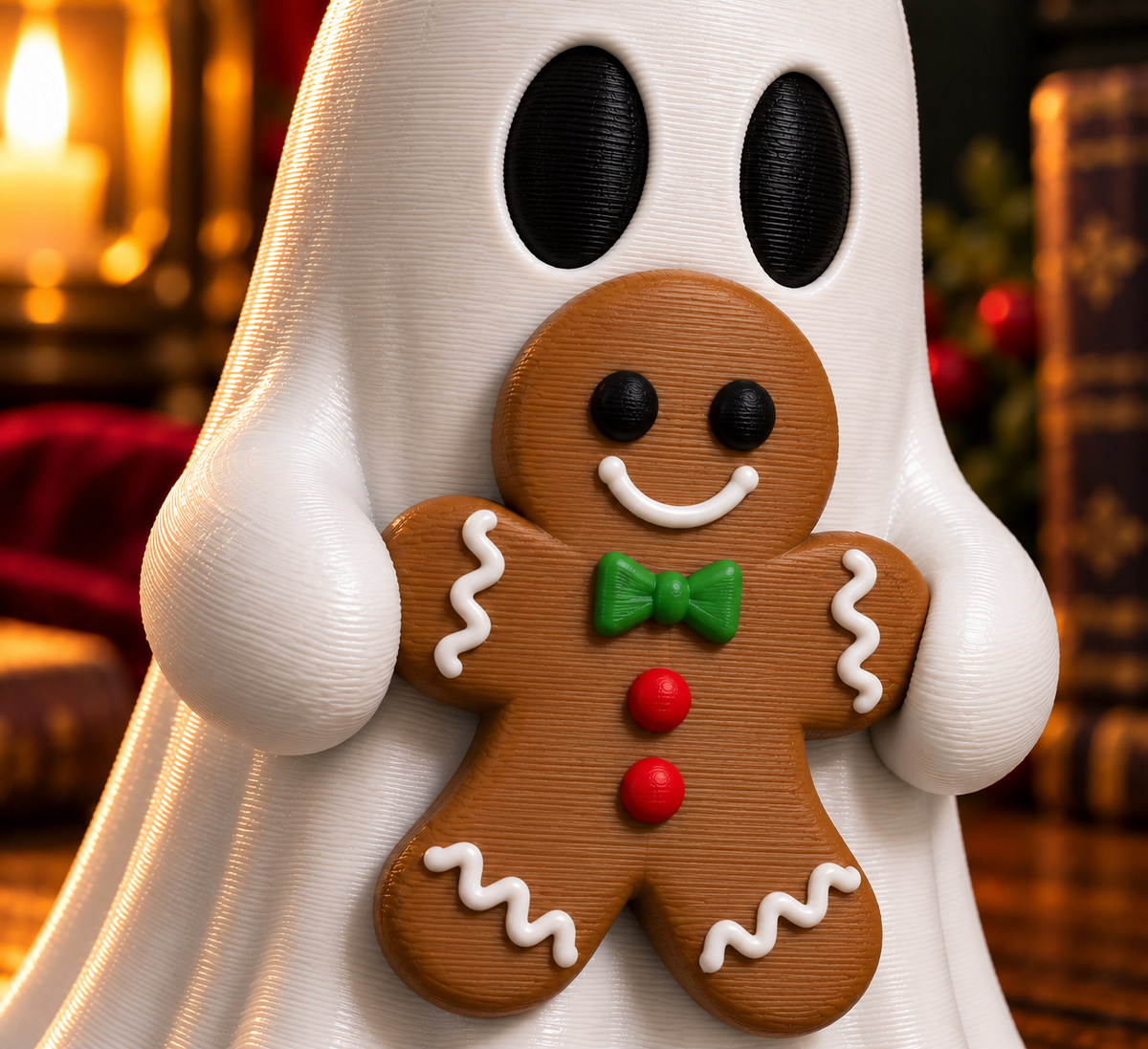 Gremlin Relics Christmas Ghost Collection - Cute 3D Printed Festive Ghosts