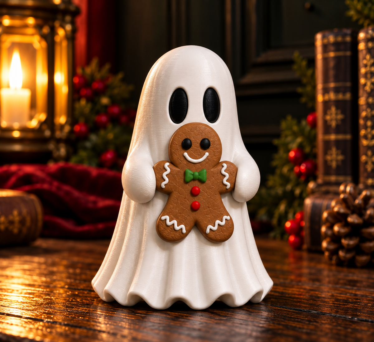Gremlin Relics Christmas Ghost Collection — Cute 3D Printed Festive Ghosts by Gremlin Relics