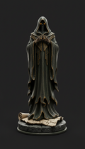 Gothic Ghost Figurine With Matte Veil