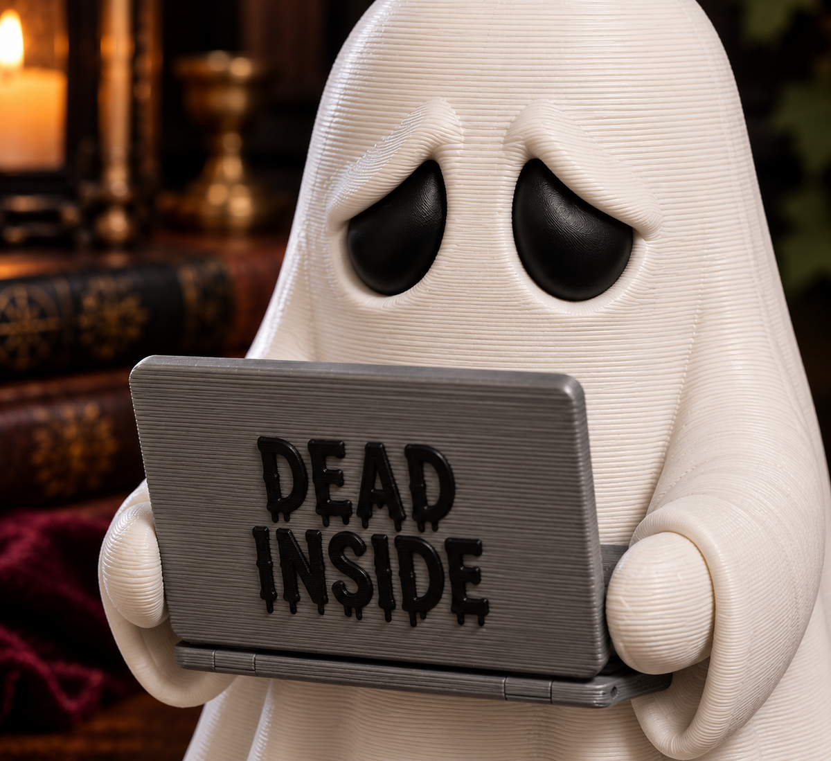 Gremlin Relics Life After Death Ghost Collection - Cute 3D Printed Deadpan Ghosts - Humour, Relatable