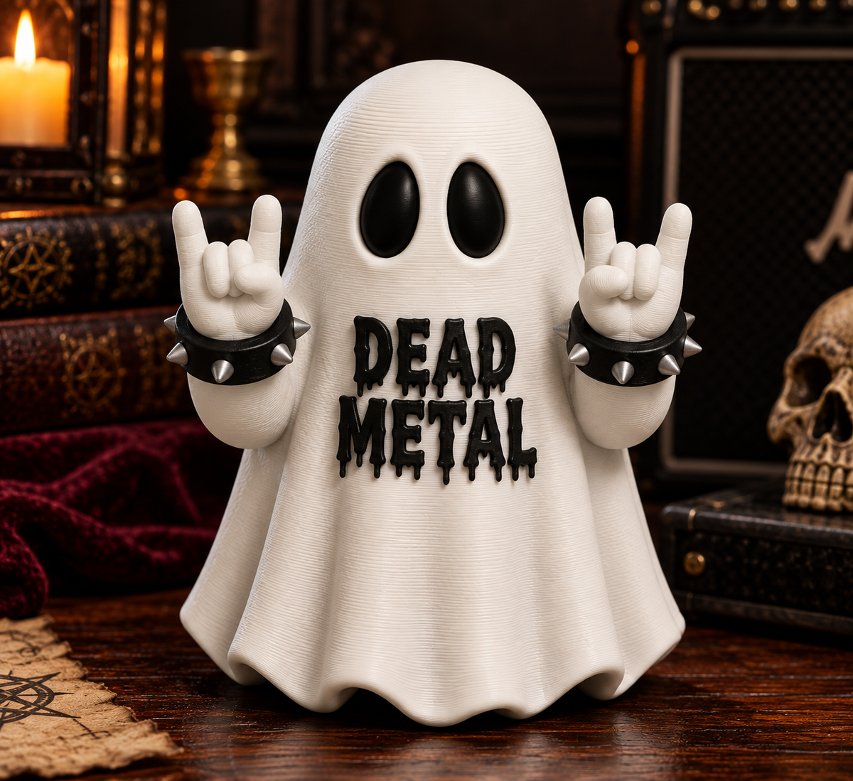 Gremlin Relics Life After Death Ghost Collection - Cute 3D Printed Deadpan Ghosts - Humour, Relatable