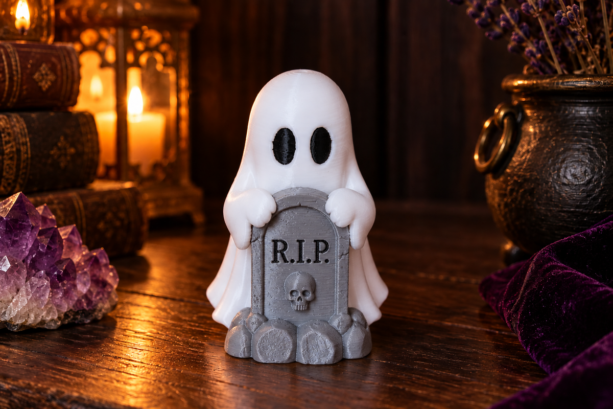 Gremlin Relics Halloween Ghost Collection — Cute 3D Printed Spooky Ghosts by Gremlin Relics