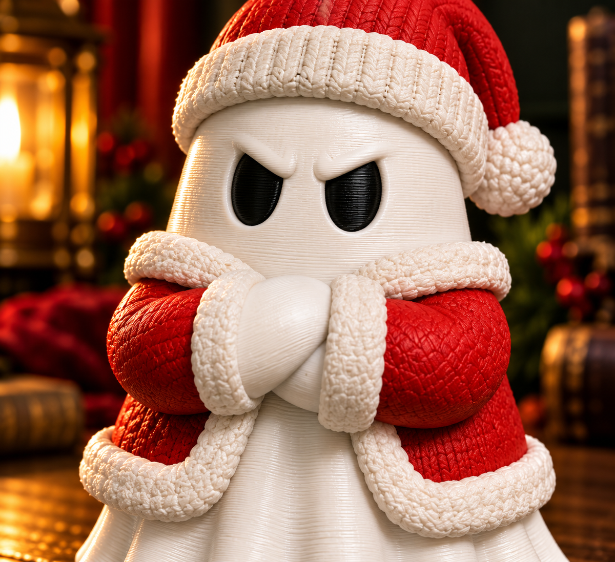 Gremlin Relics Christmas Ghost Collection — Cute 3D Printed Festive Ghosts by Gremlin Relics