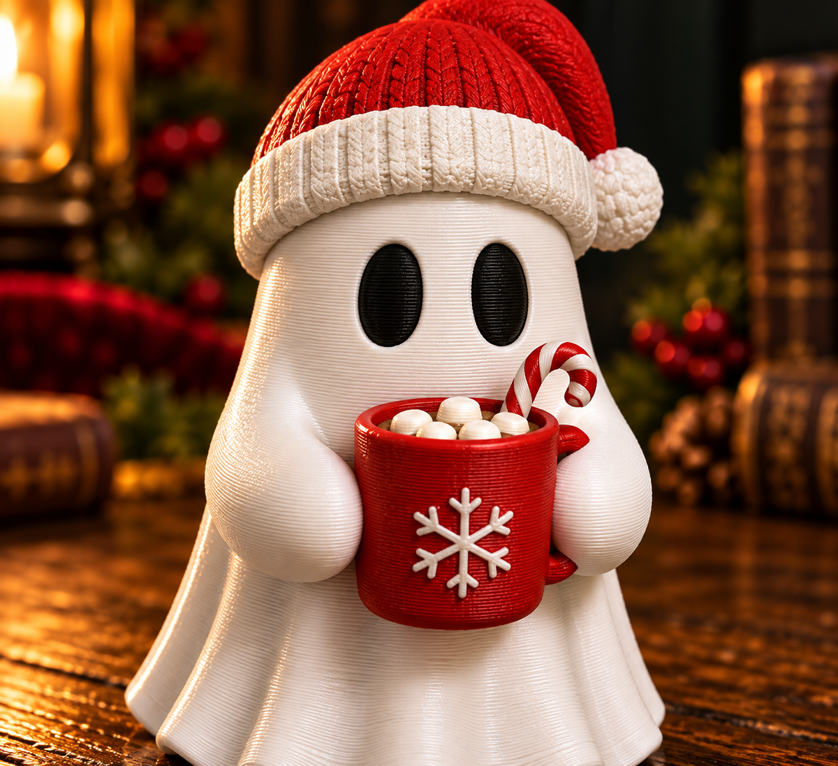 Gremlin Relics Christmas Ghost Collection — Cute 3D Printed Festive Ghosts by Gremlin Relics