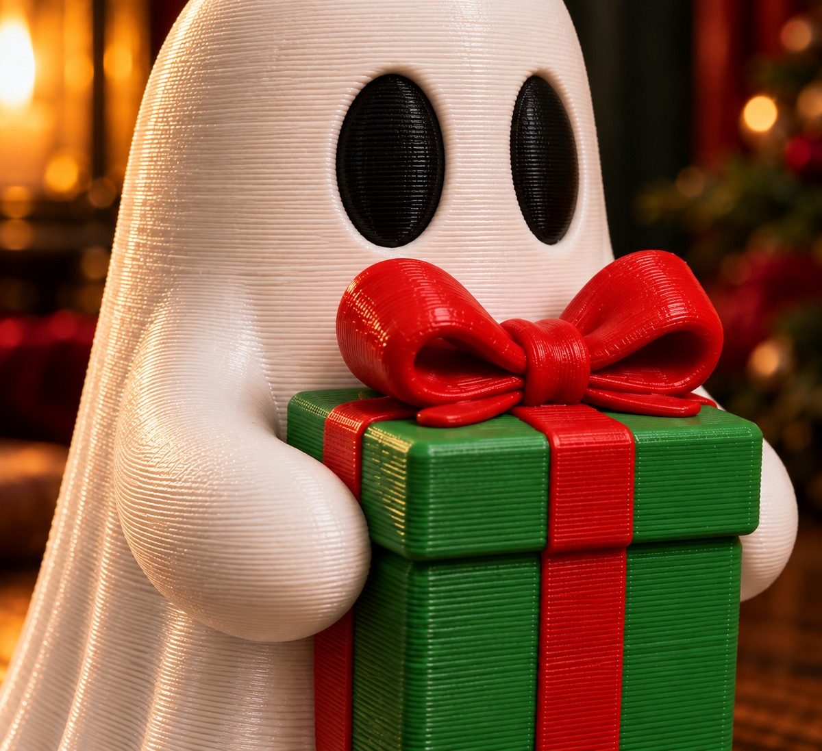 Gremlin Relics Christmas Ghost Collection - Cute 3D Printed Festive Ghosts