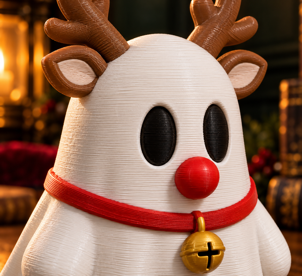 Gremlin Relics Christmas Ghost Collection - Cute 3D Printed Festive Ghosts