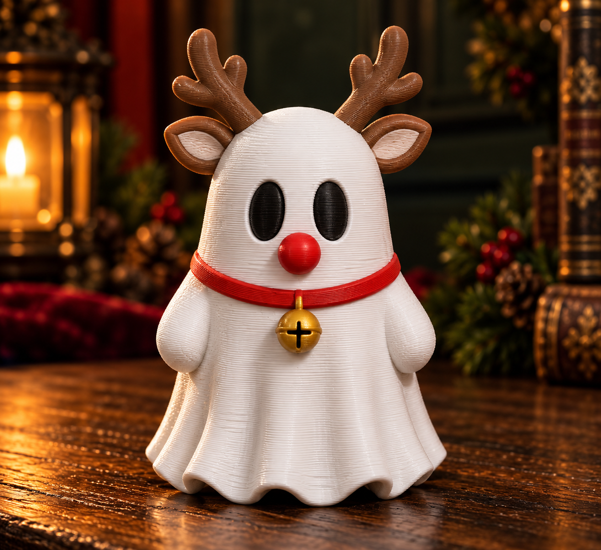 Gremlin Relics Christmas Ghost Collection — Cute 3D Printed Festive Ghosts by Gremlin Relics